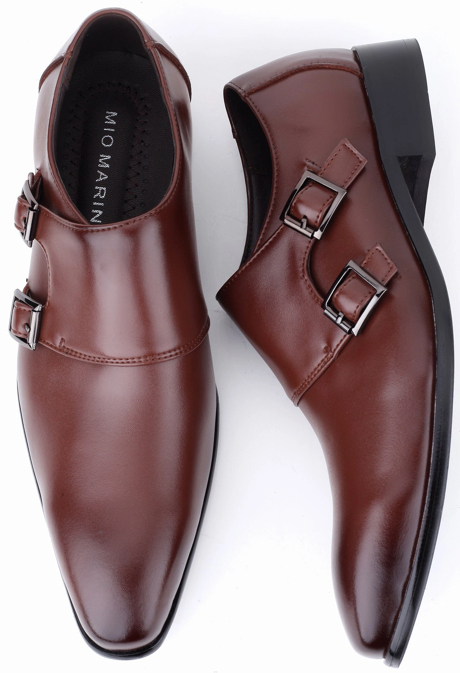 Monk Strap Oxford Shoes Moc Toe Oxfords