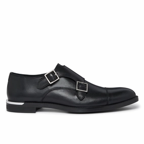 Shell Cordovan Brogues Prescott Monk Black