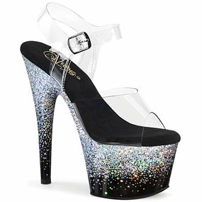 Jbu By Jambu Wildflower Encore Mary Jane Shoes 7" Stiletto Platform With Glitter (ADORE-708SS)