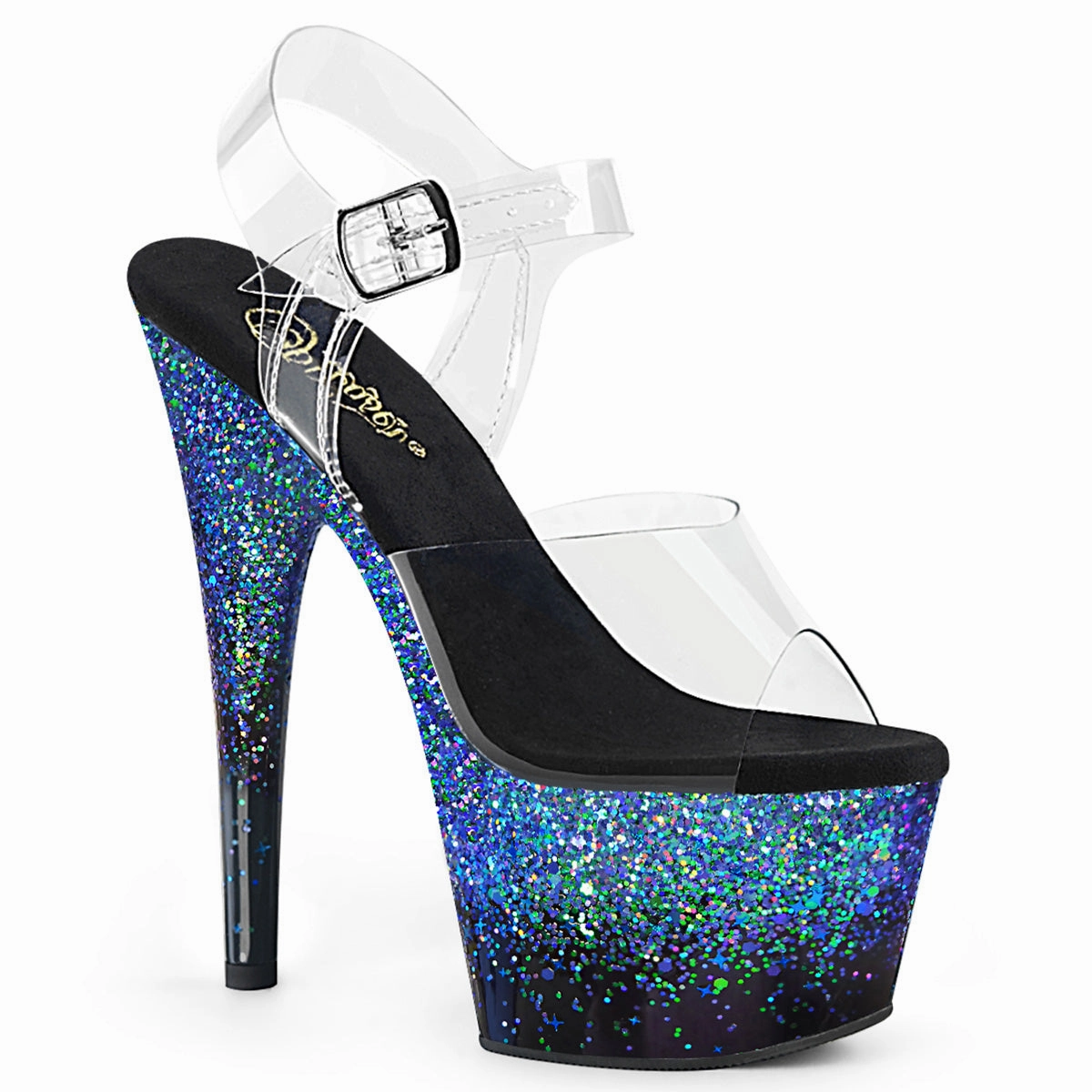 7" Stiletto Platform With Glitter (ADORE-708SS)
