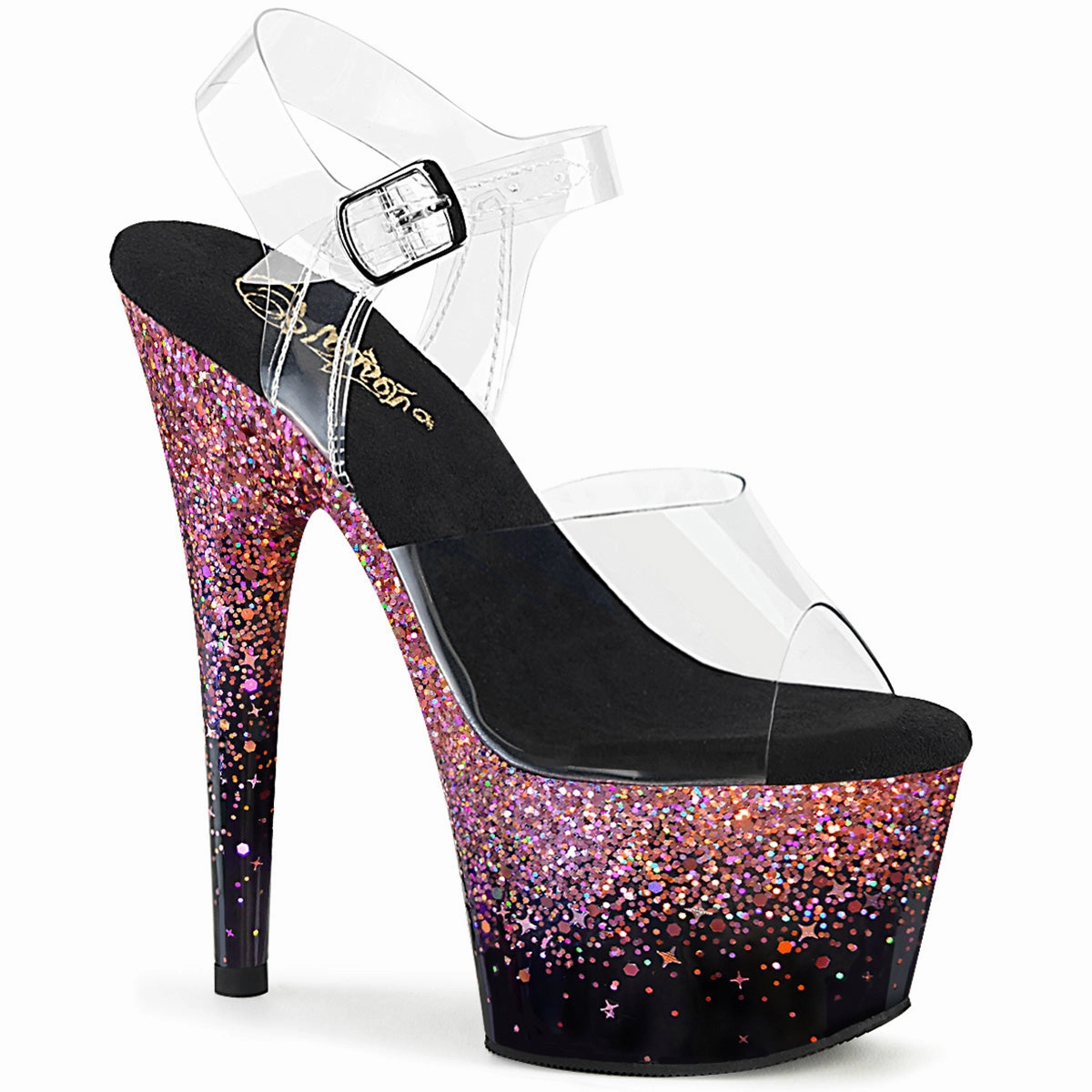 7" Stiletto Platform With Glitter (ADORE-708SS)
