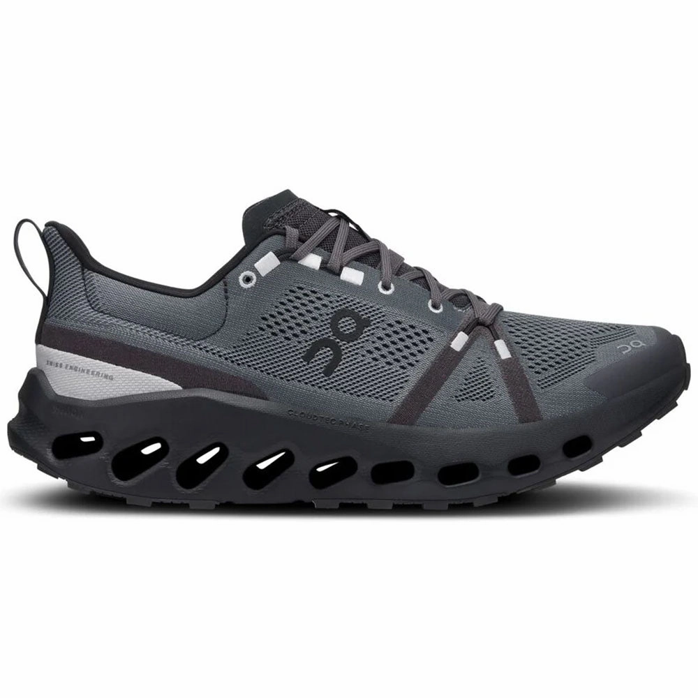 Topo Trail Running Shoes Review Men's On Cloudsurfer Trail, Eclipse/Black, 9 D Medium
