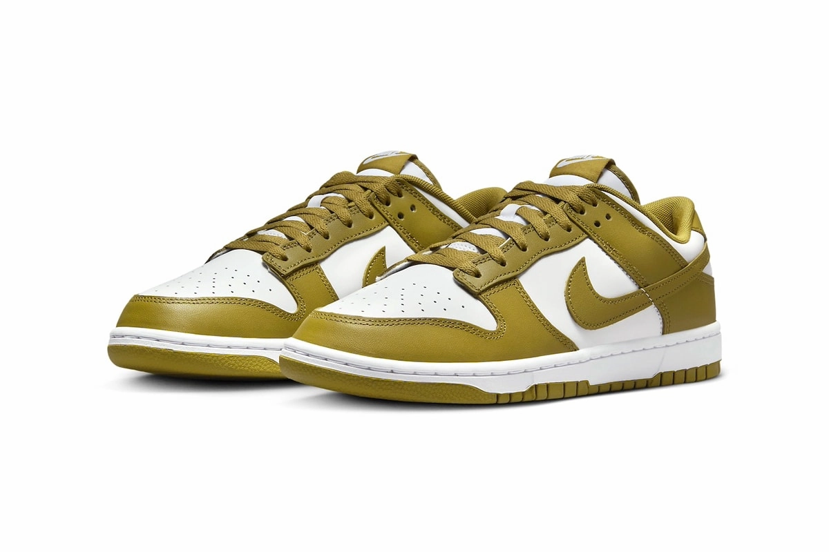 Mutombo Basketball Shoes Nike Dunk Low Retro  White/Pacific Moss Sale