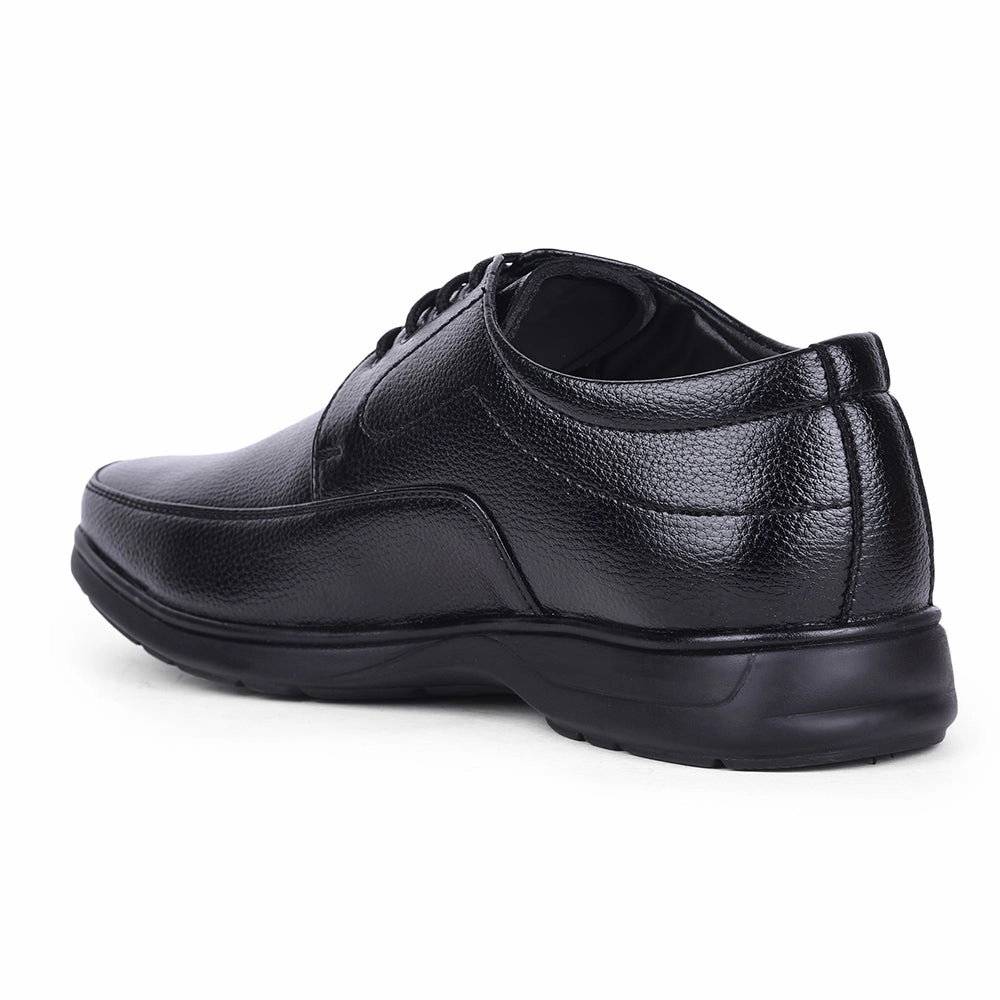 Navy Shoes Fortune Black Formal Lacing Derby Shoes For Men HOL-131E By Liberty