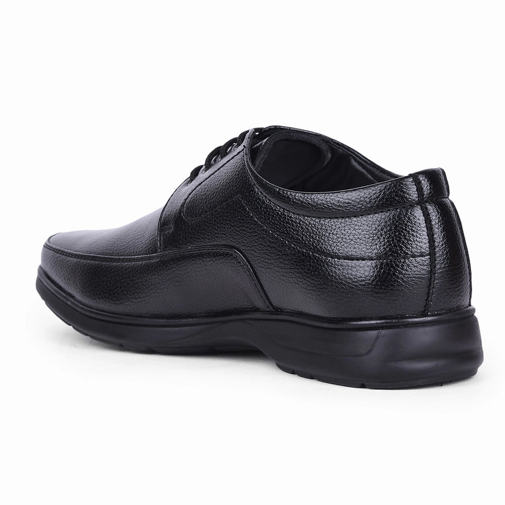 Fortune Black Formal Lacing Derby Shoes For Men HOL-131E By Liberty Types Of Lace Up Shoes