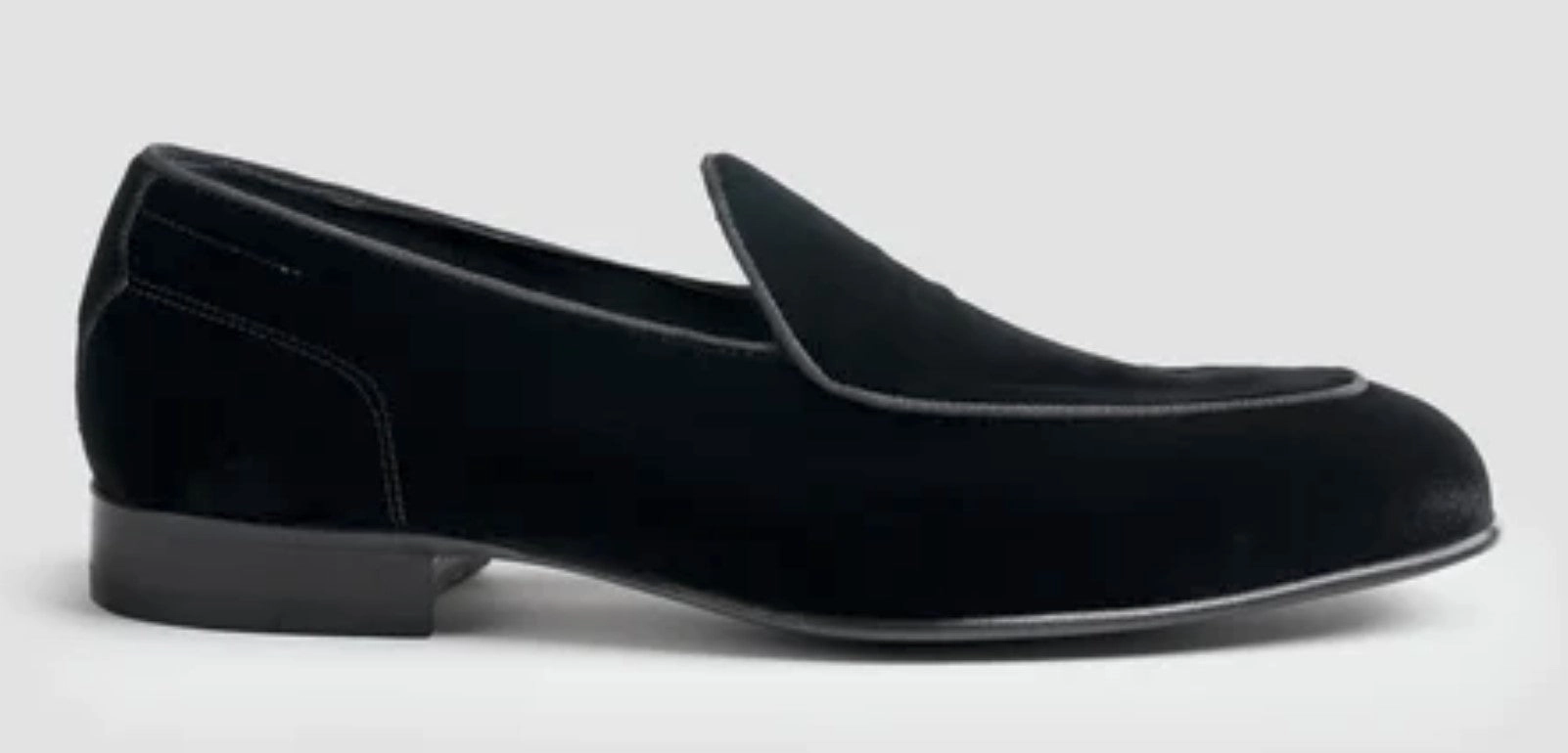 Suede Loafers Sale DiBianco Vomero Black Velvet Slipper