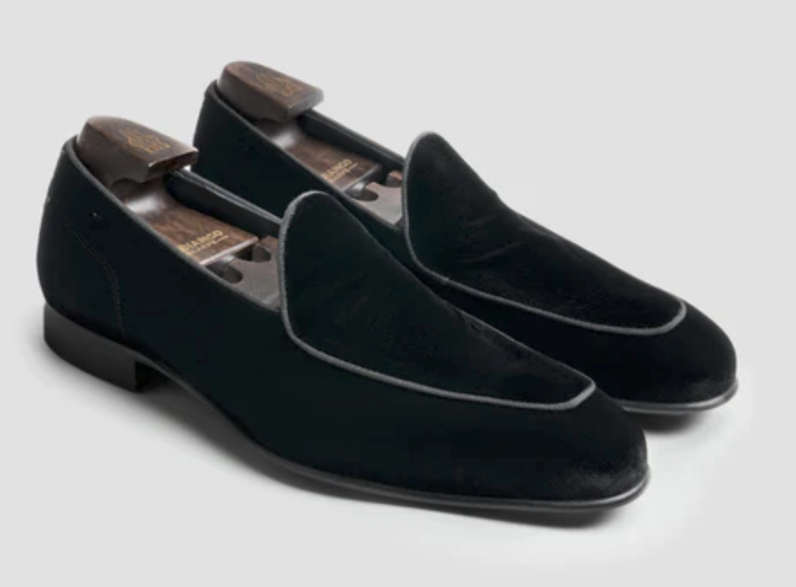 Lace Loafers DiBianco Vomero Black Velvet Slipper