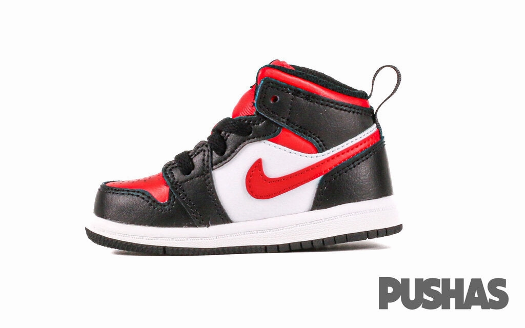 Basketball Ref Shoes Air Jordan 1 Mid 'Black Fire Red' TD (2022)