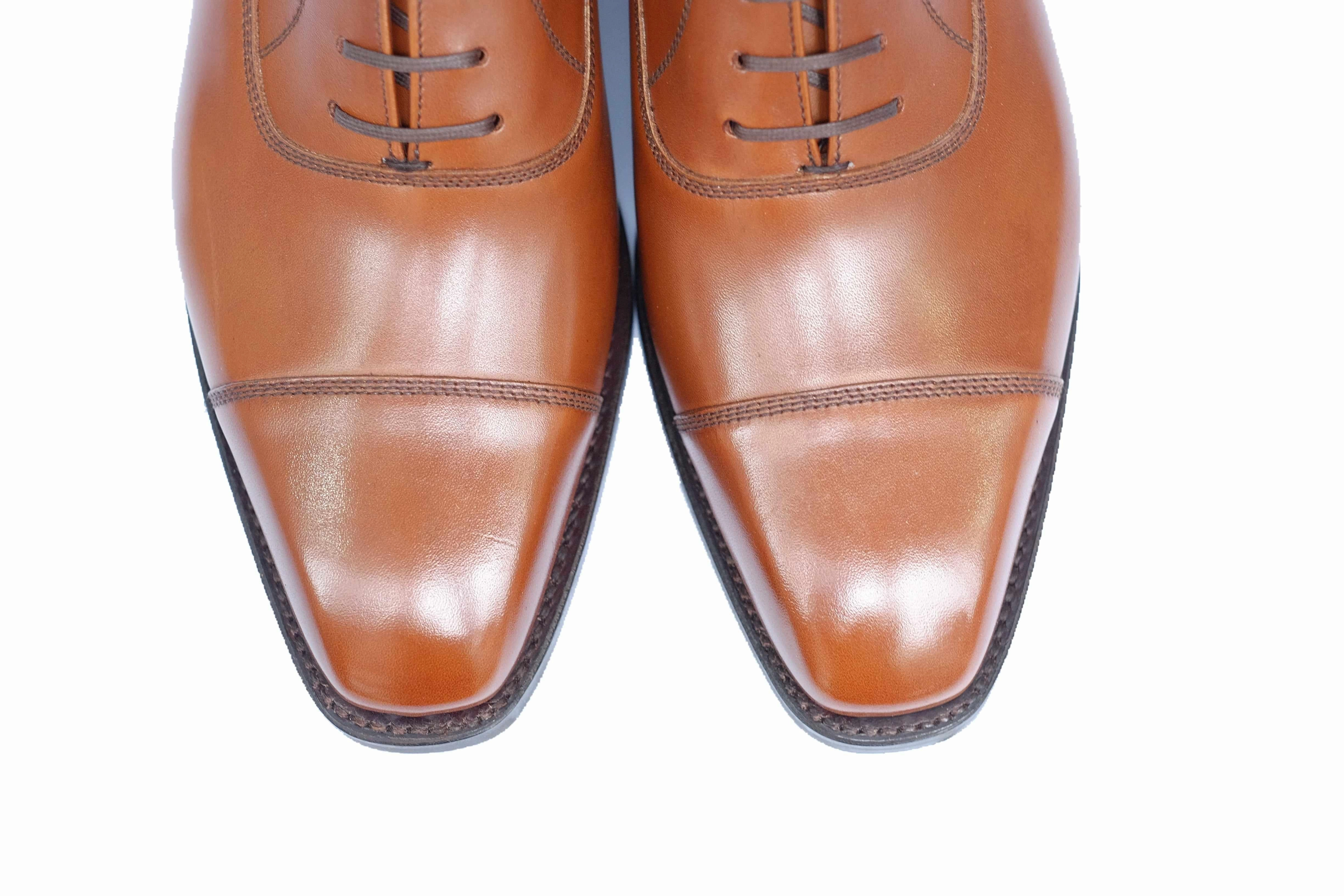 1461 Crazy Horse Leather Oxford Shoes Puget - Caramel Calf