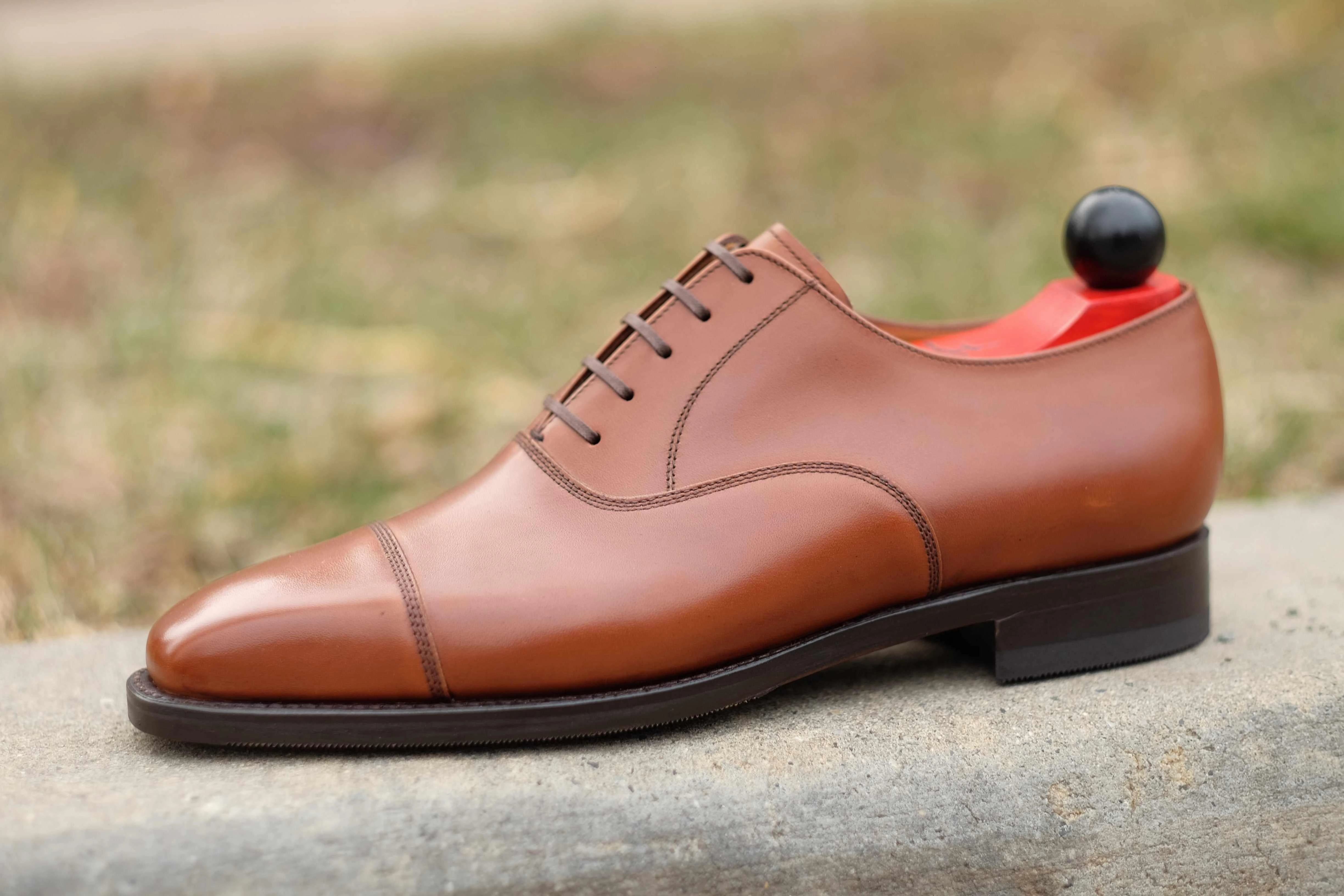 Puget - Caramel Calf Chunky Platform Oxford Shoes