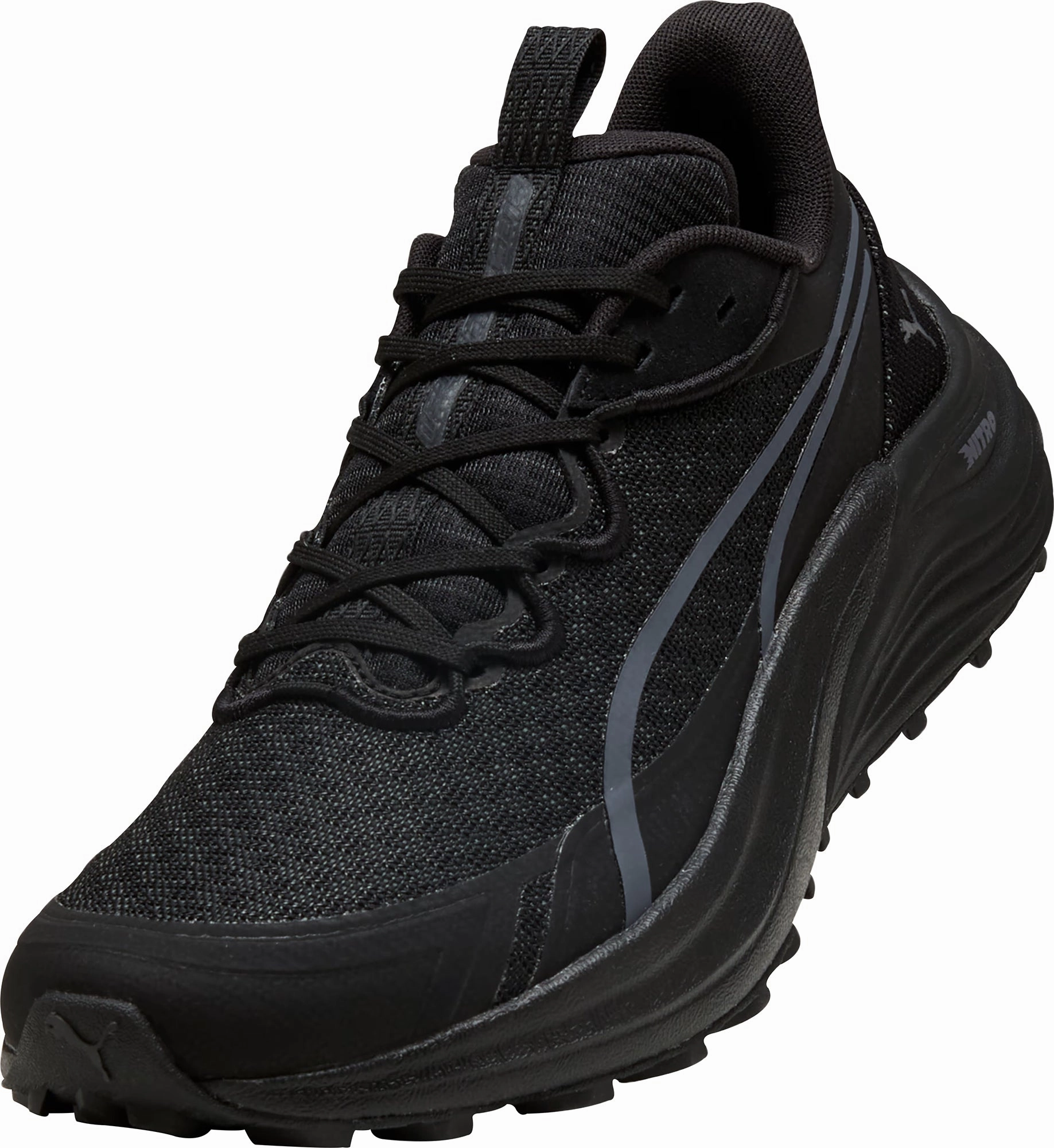 Puma Electrify Nitro 4 Mens Trail Running Shoes - Black Redmond Mid Waterproof Trail Shoe