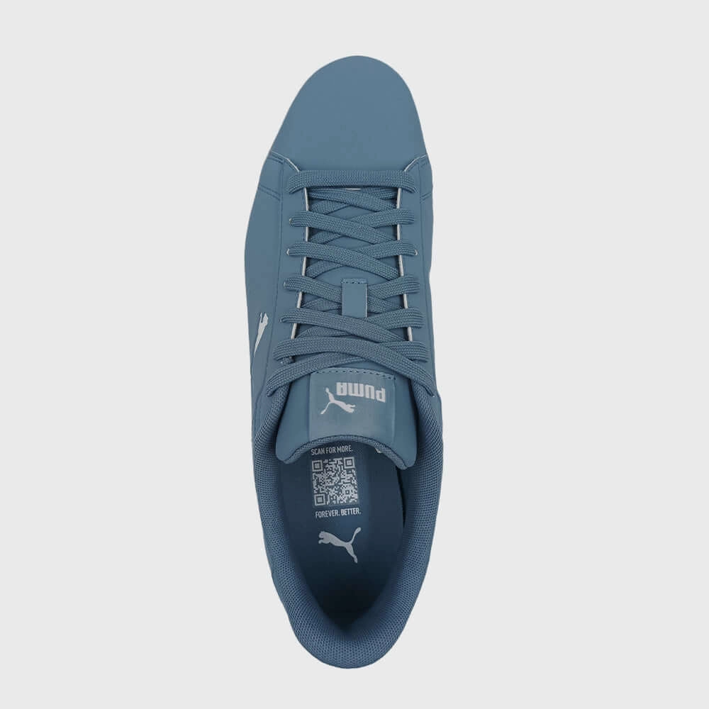 Puma Mens Smash Buck Cat Sneakers Navy Winter Tennis Shoes