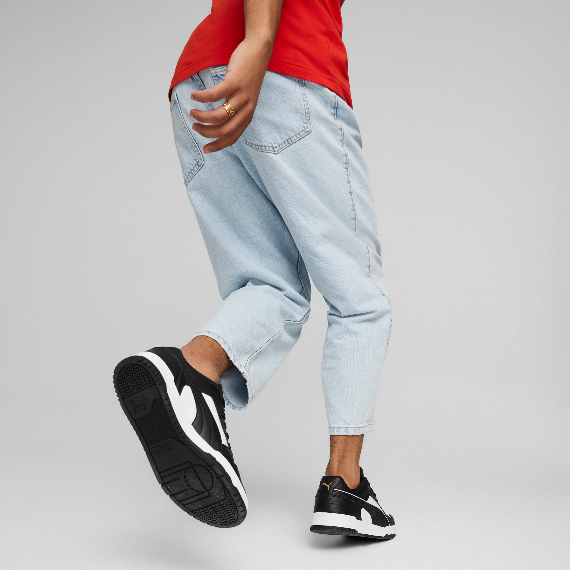 Basketball Shoes Mid Cut PUMA RBD Game Low Mens Sneakers