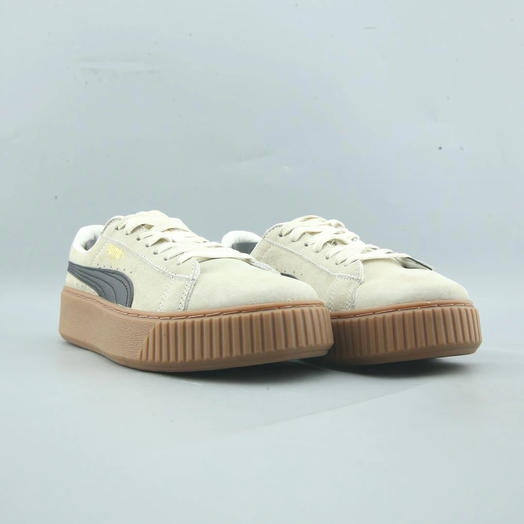 Hush Puppies Mary Jane Court Shoe PUMA  SUEDE PLATFORM CORE