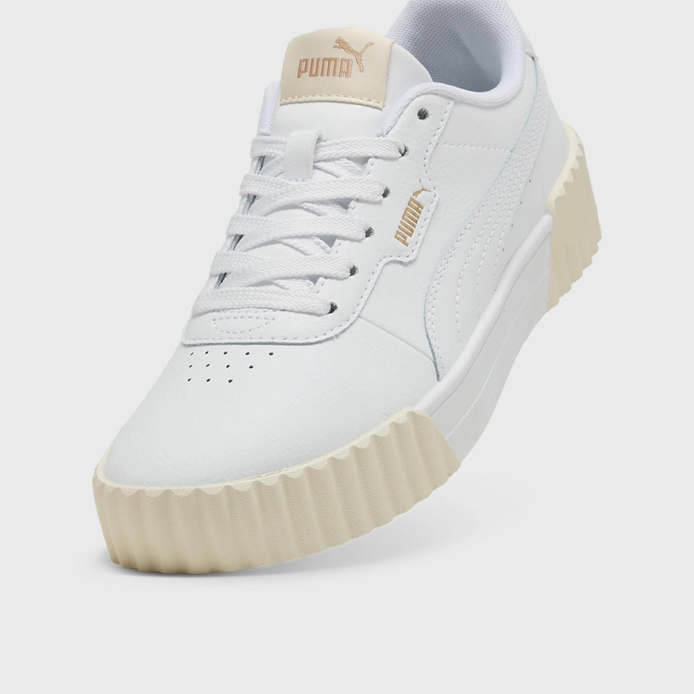 Puma Womens Carina 3.0 Sneakers White Coach High Top Tennis Shoes