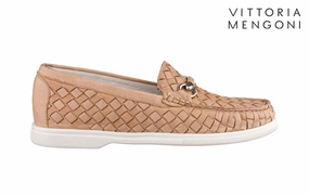Raffia Loafers Vm Fluster Blush