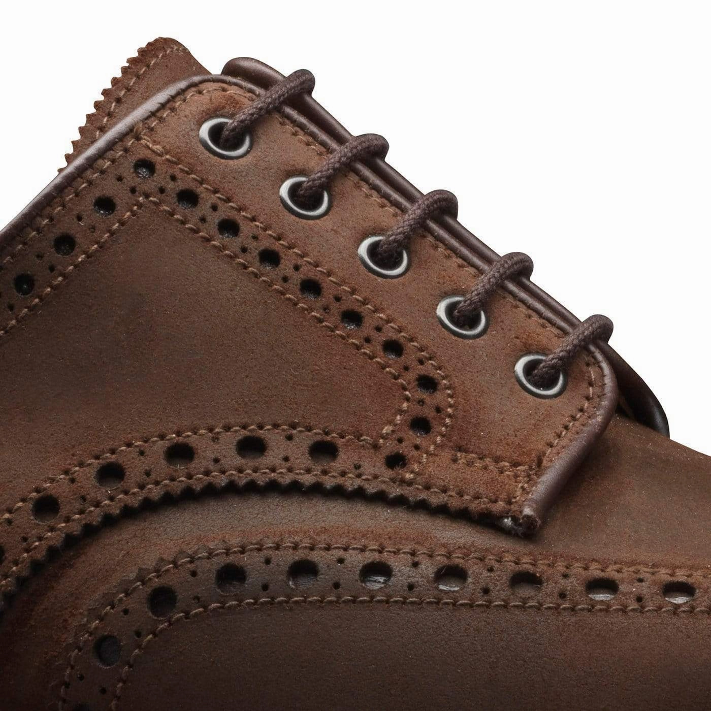 Cardigan 4 Dark Brown Rough-Out Suede Work Shoes