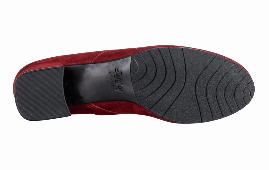 Sem Crimson Red Suede Brogue