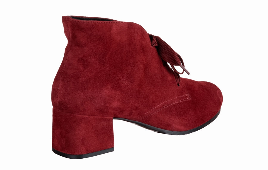 Sem Crimson Red Cream Brogue Shoes