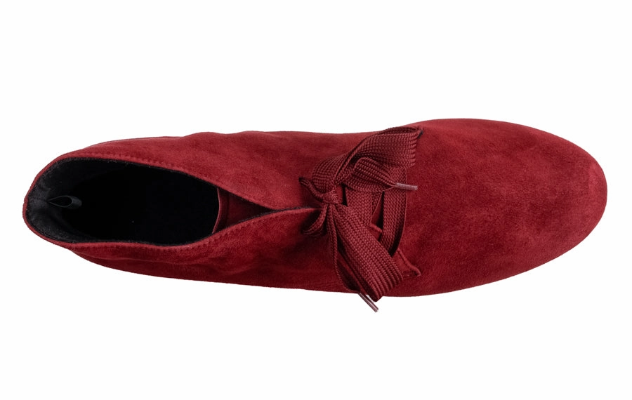 Sem Crimson Red 2 Tone Leather Brogues