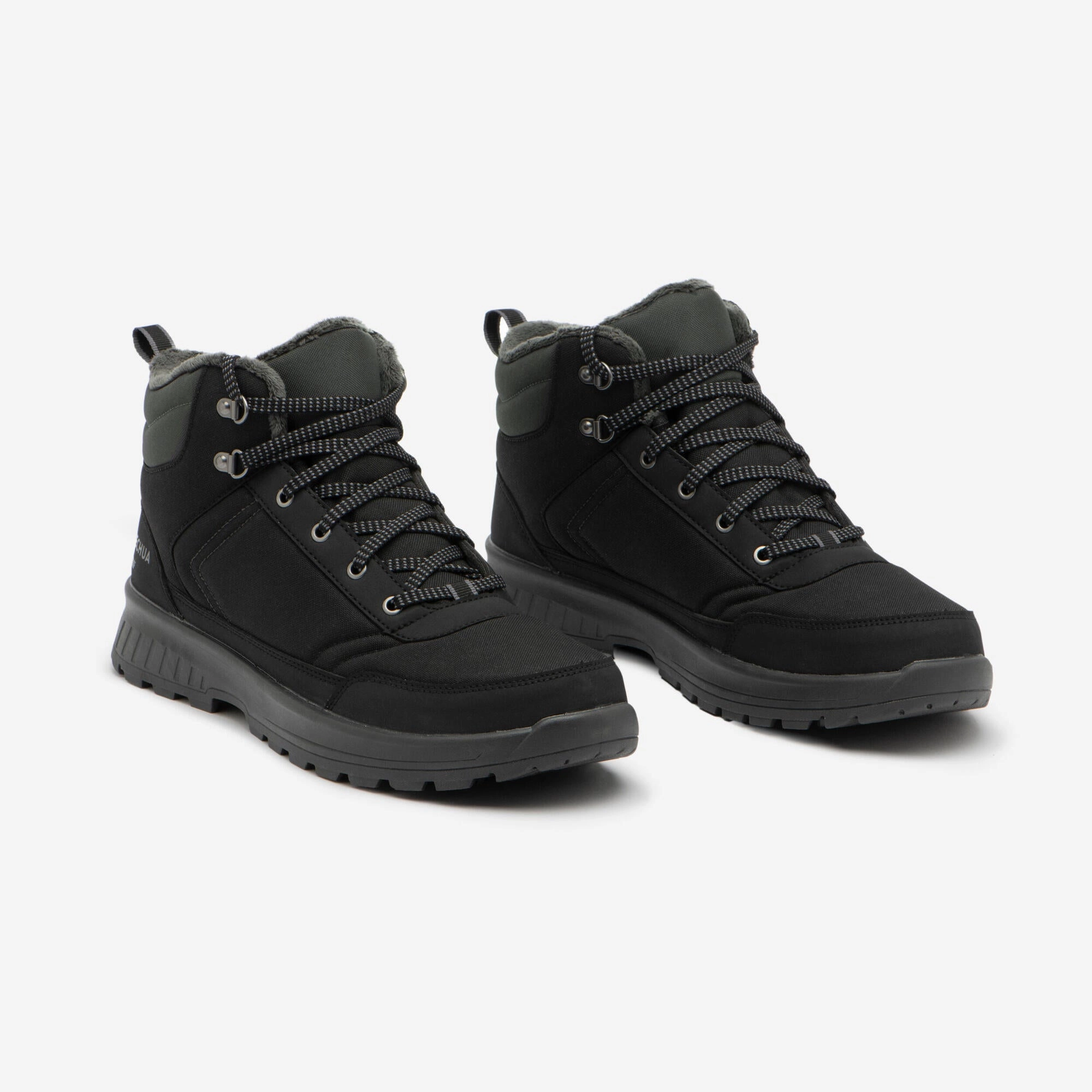 Top Hiking Quechua Men's NH100 Warm Waterproof Mid Snow Hiking Boots