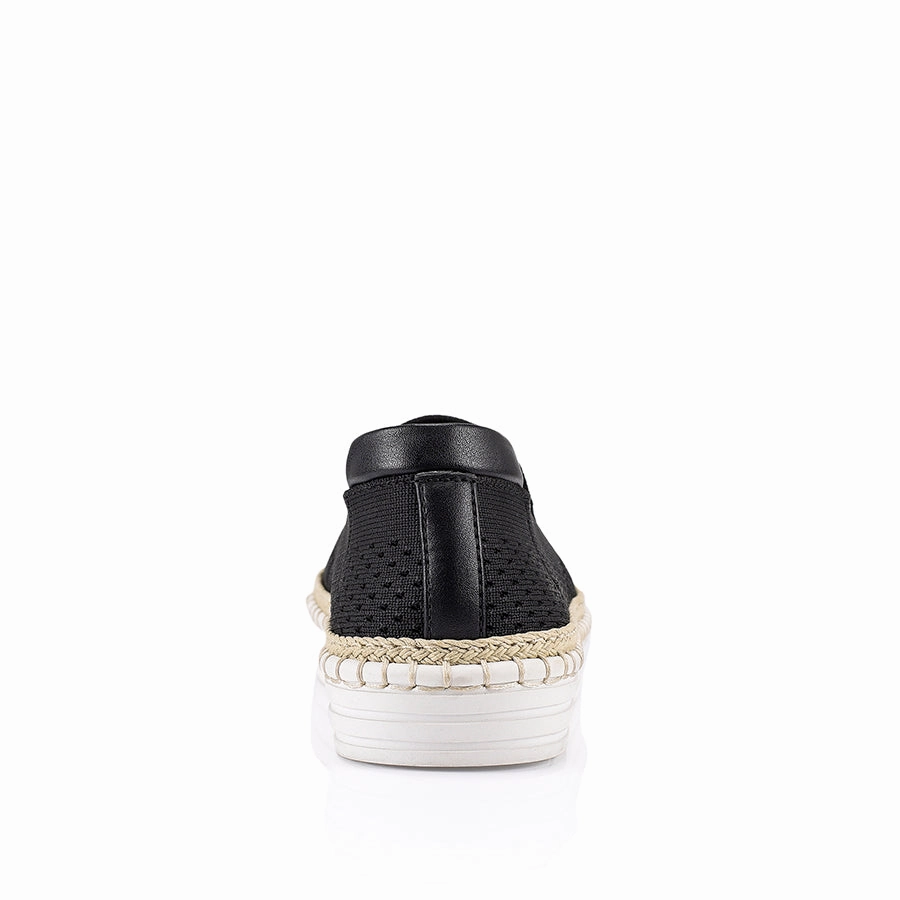 Classic Slip On Queen Slip On Sneakers - Black Knit