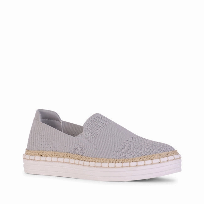 Slip-ins On-the-go Joy Queen Slip On Sneakers - Grey Knit