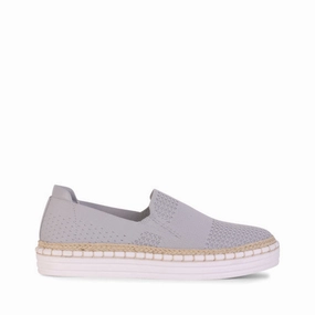 Slip On Lifting Shoes Queen Slip On Sneakers - Grey Knit
