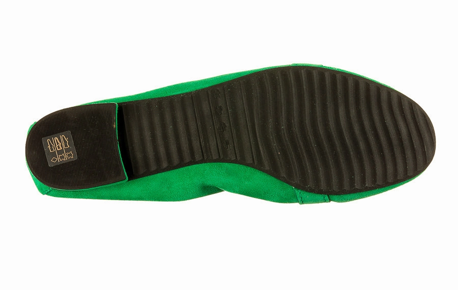 Ken Kalo Green Italian Penny Loafers