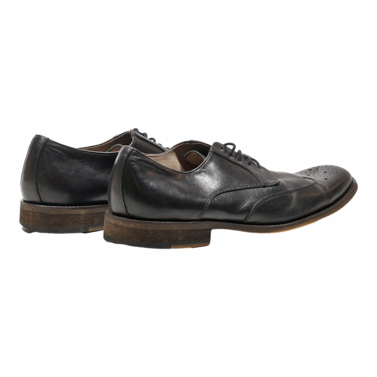 BANANA REPUBLIC Brogue Shoes Black Leather Mens UK 9.5 Zapatos Brogues Mujer