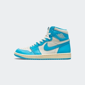 Phil Knight Basketball Shoes Air Jordan 1 Retro High OG - Dark Powder Blue/Sail