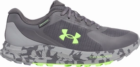 Running On Road With Trail Under Armour Bandit 3 Mens Trail Running Shoes - Grey