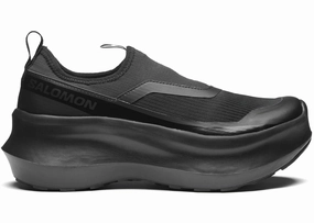 Breathable Slip On Sneakers Salomon Platform Slip-On Comme Des Garcons Black