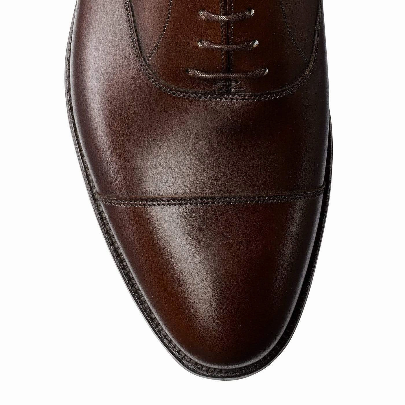 Radstock Dark Brown Burnished Calf Brogues Vs Oxford