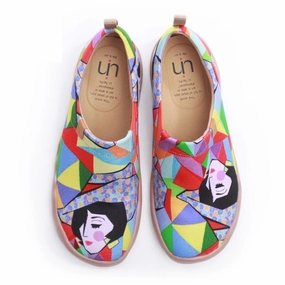 RAINBOW GIRL 8053 Crazy Horse Leather Casual Shoes