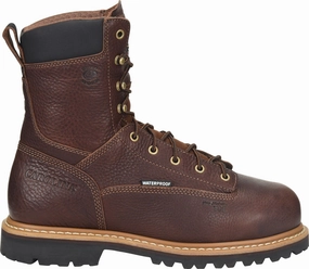 Tall Snow Boot 'Carolina' Men's 8" Grind Internal Metguard WP EH Comp Toe - Brown