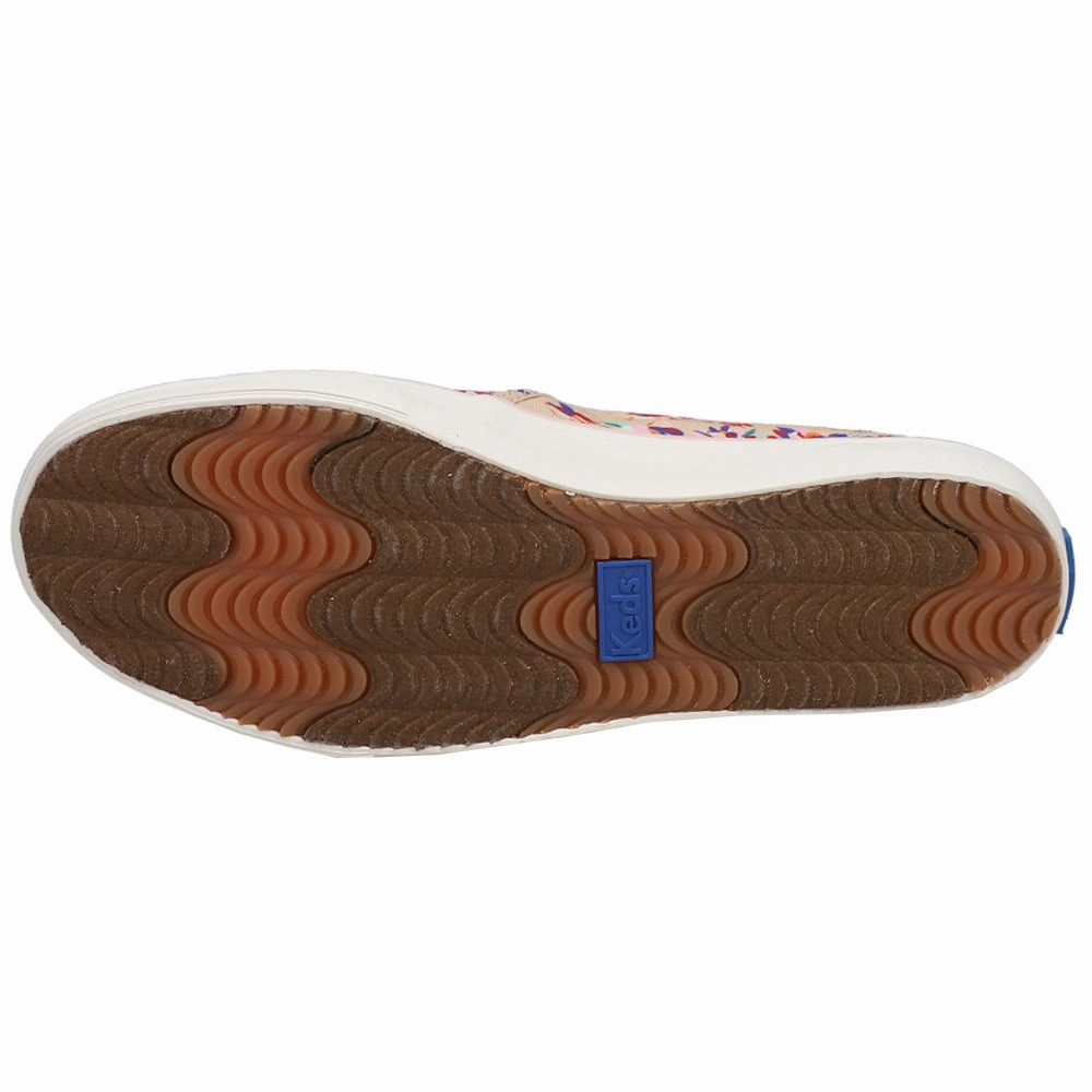 Casual Slip Ons Double Decker Floral Slip On Sneakers