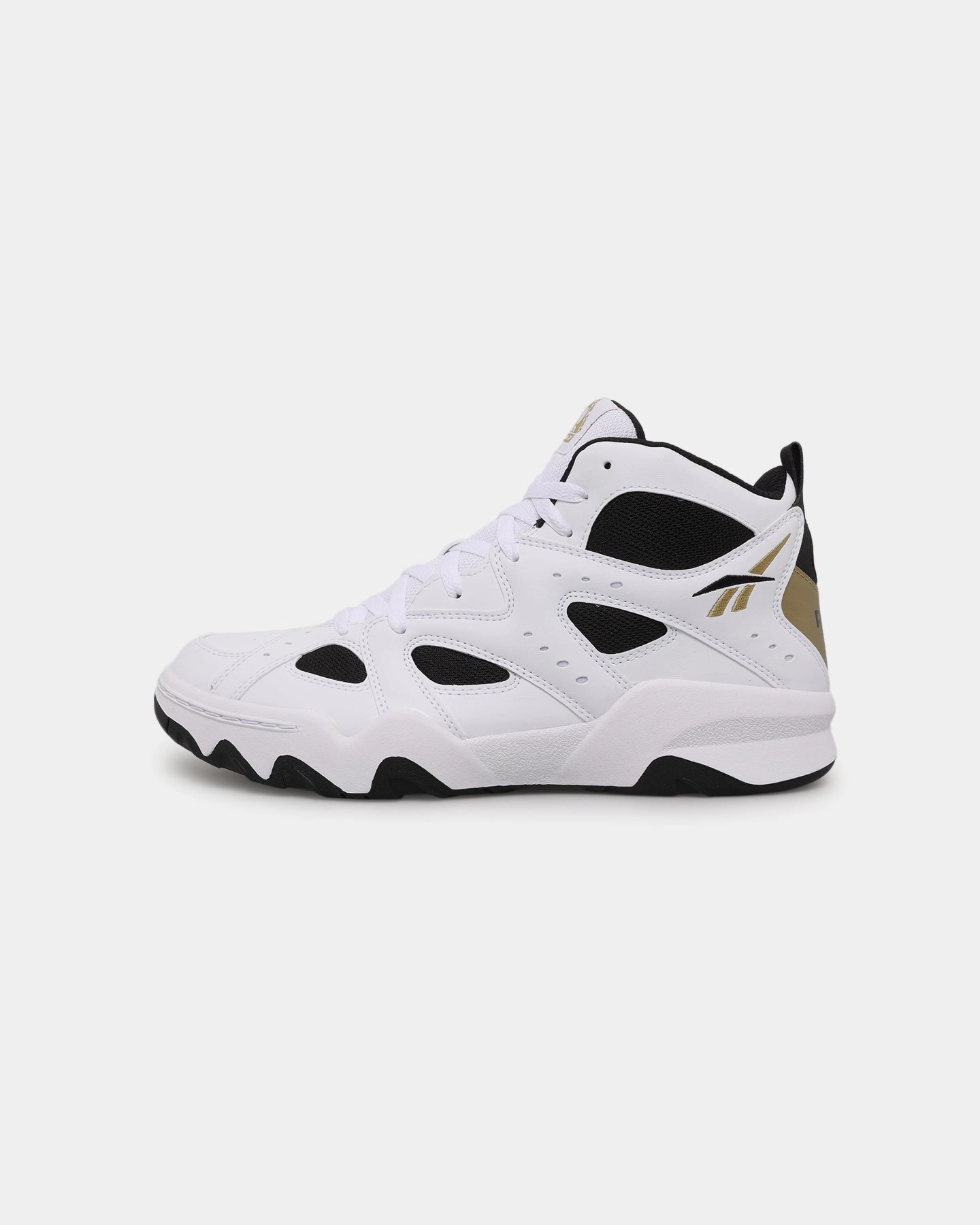 Mission Court Grip For Basketball Shoes Reebok Above The Rim Decimator White/Black