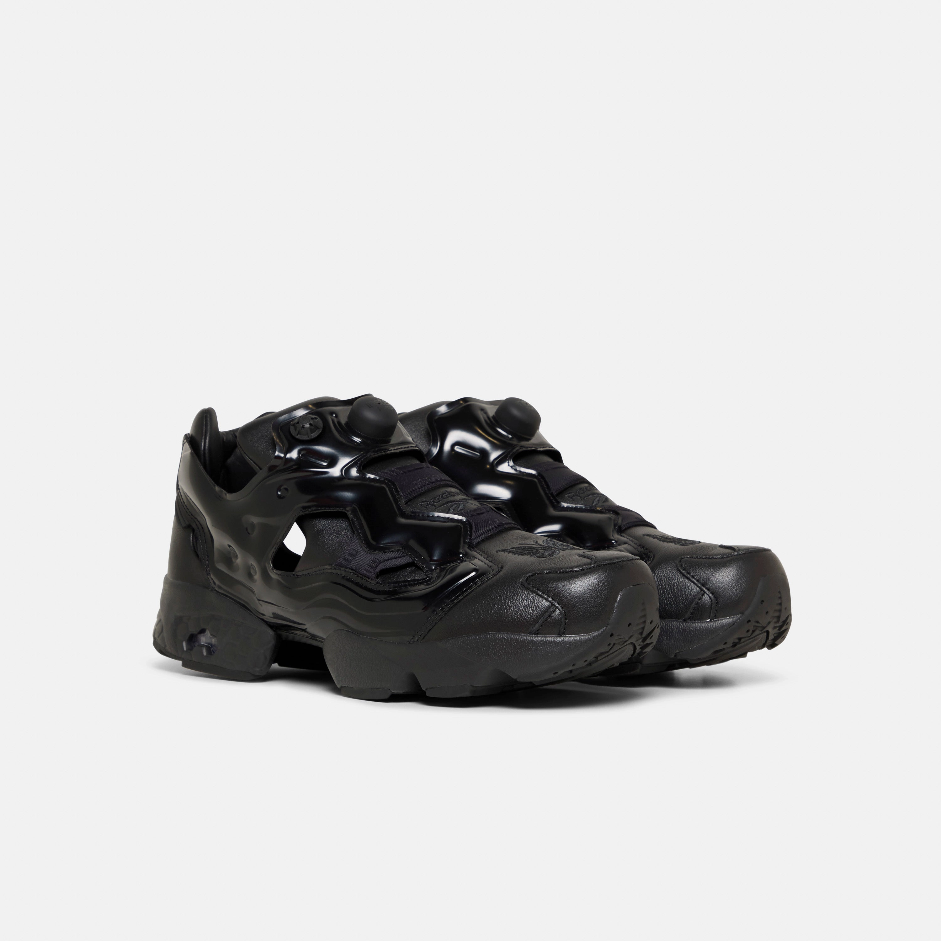 Casual Cycling Shoes With Cleats Reebok X Needles Instapump Fury 94 Black/Black/Black