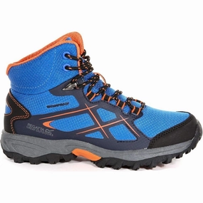 Best Hiking Shoes Lightweight Waterproof Regatta Kota Mid Junior Waterproof Walking Boots - Blue