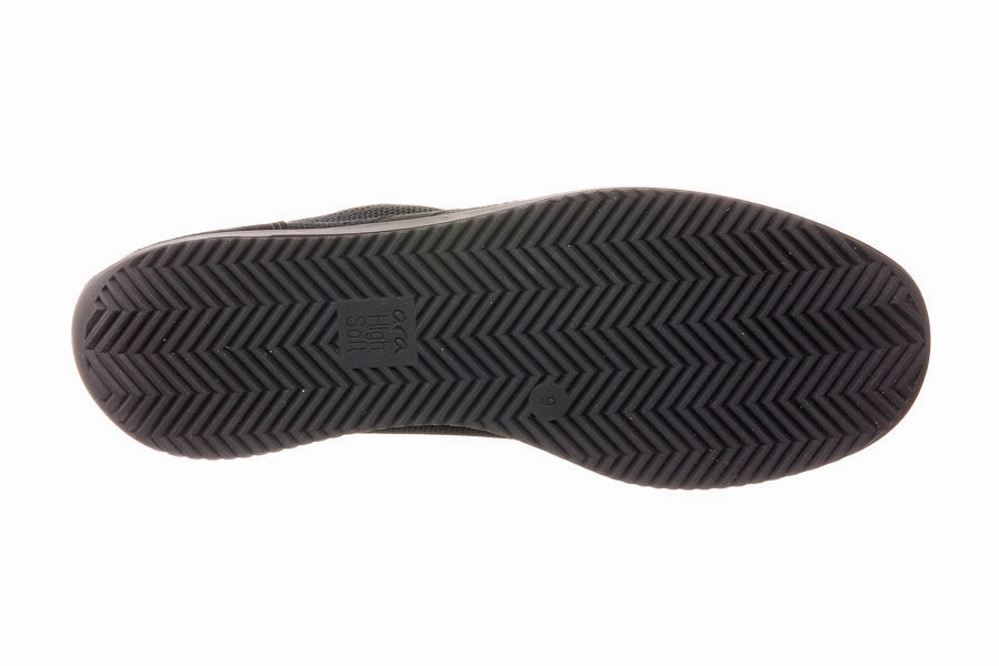 Ara Baltic Black Grain Leather Brogues