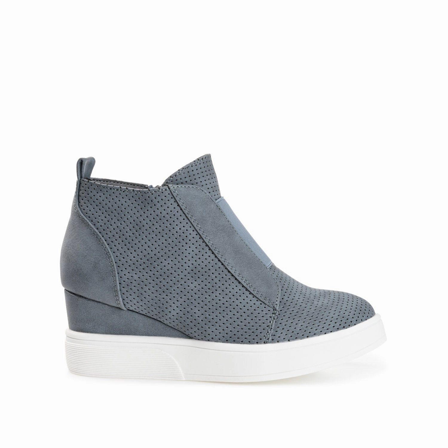High Arch Slip On Shoes CLARA WEDGE HEEL SNEAKERS IN WIDE