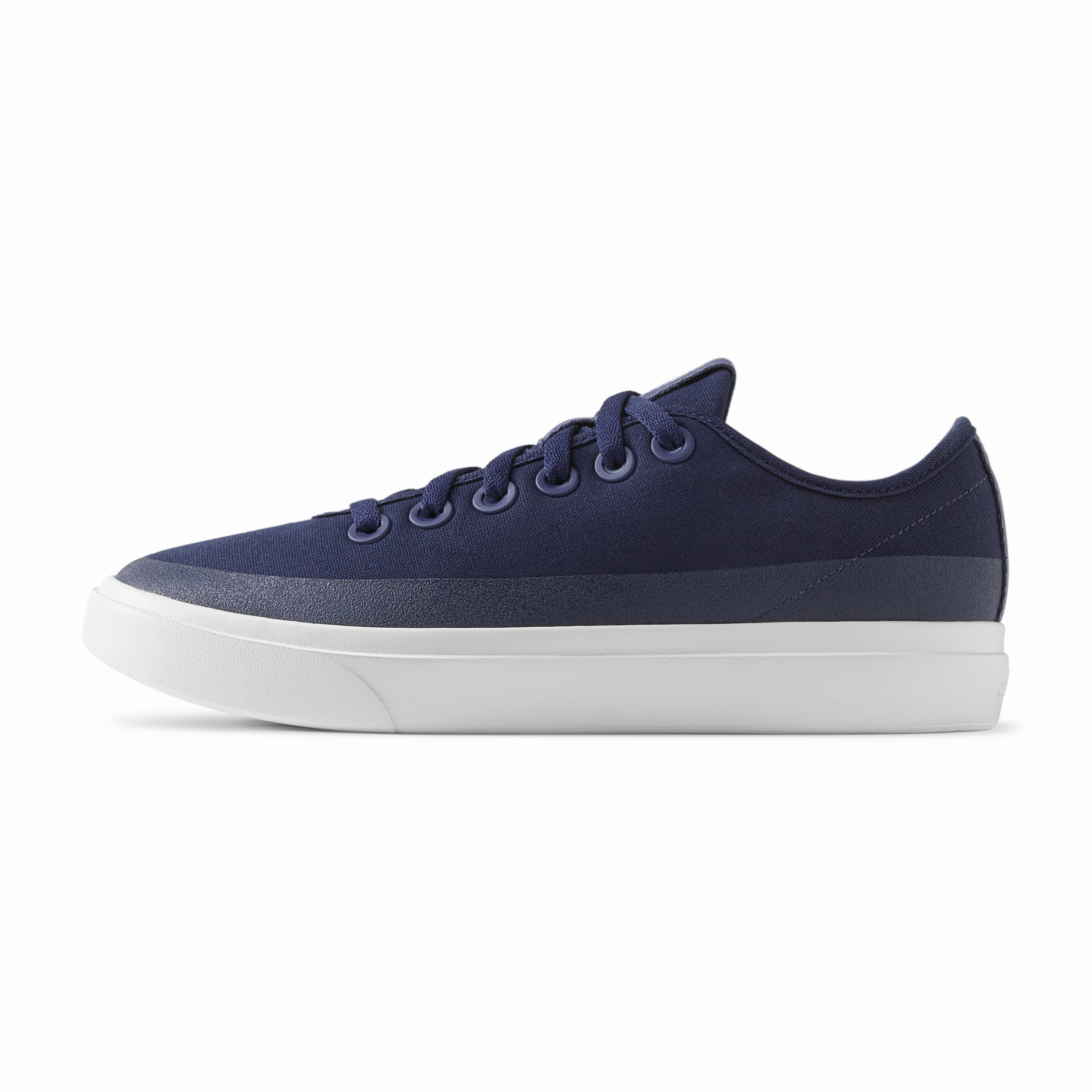 Bass Casual Oxford Shoe Women's Canvas Pipers - Deep Navy (Blizzard Sole) - 1