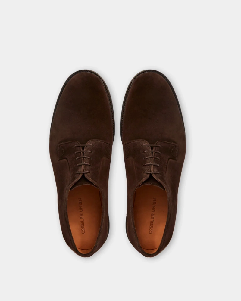 Soho Lace Up Jazz Shoe Brown Suede Derby Shoe