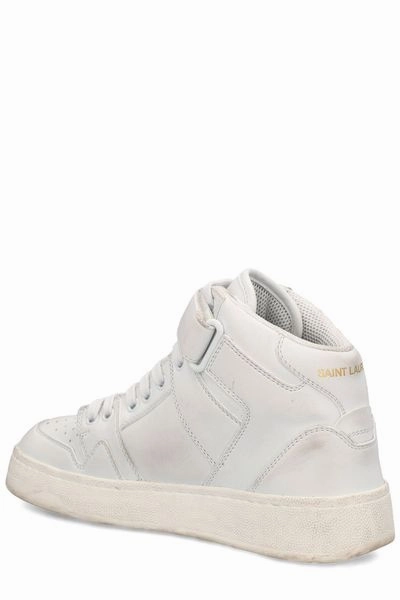 High Ankle Casual Shoes RAFFIA LACE UP SNEAKERS