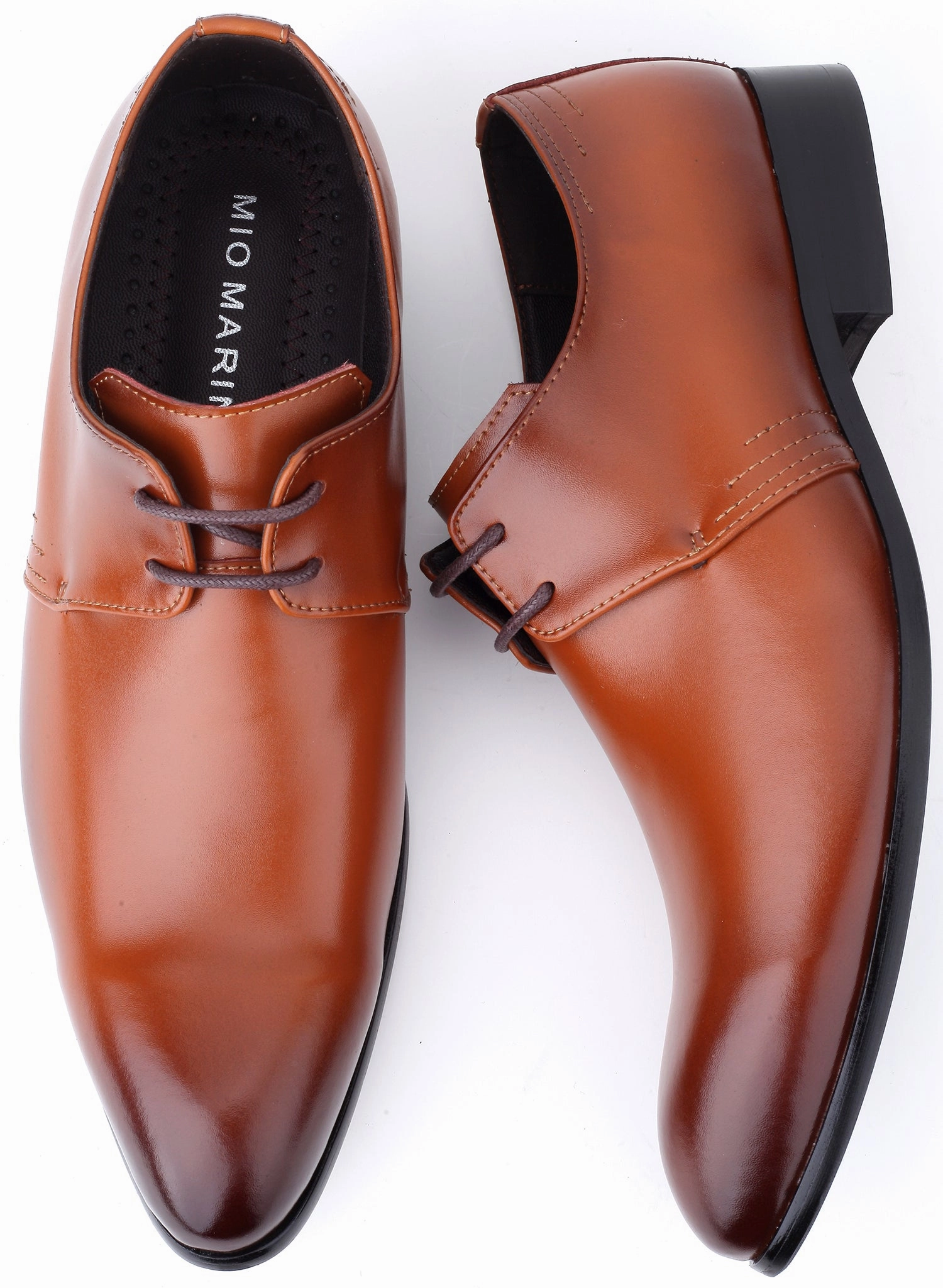 Plain Toe Oxford Shoes Dark Oxford Shoes