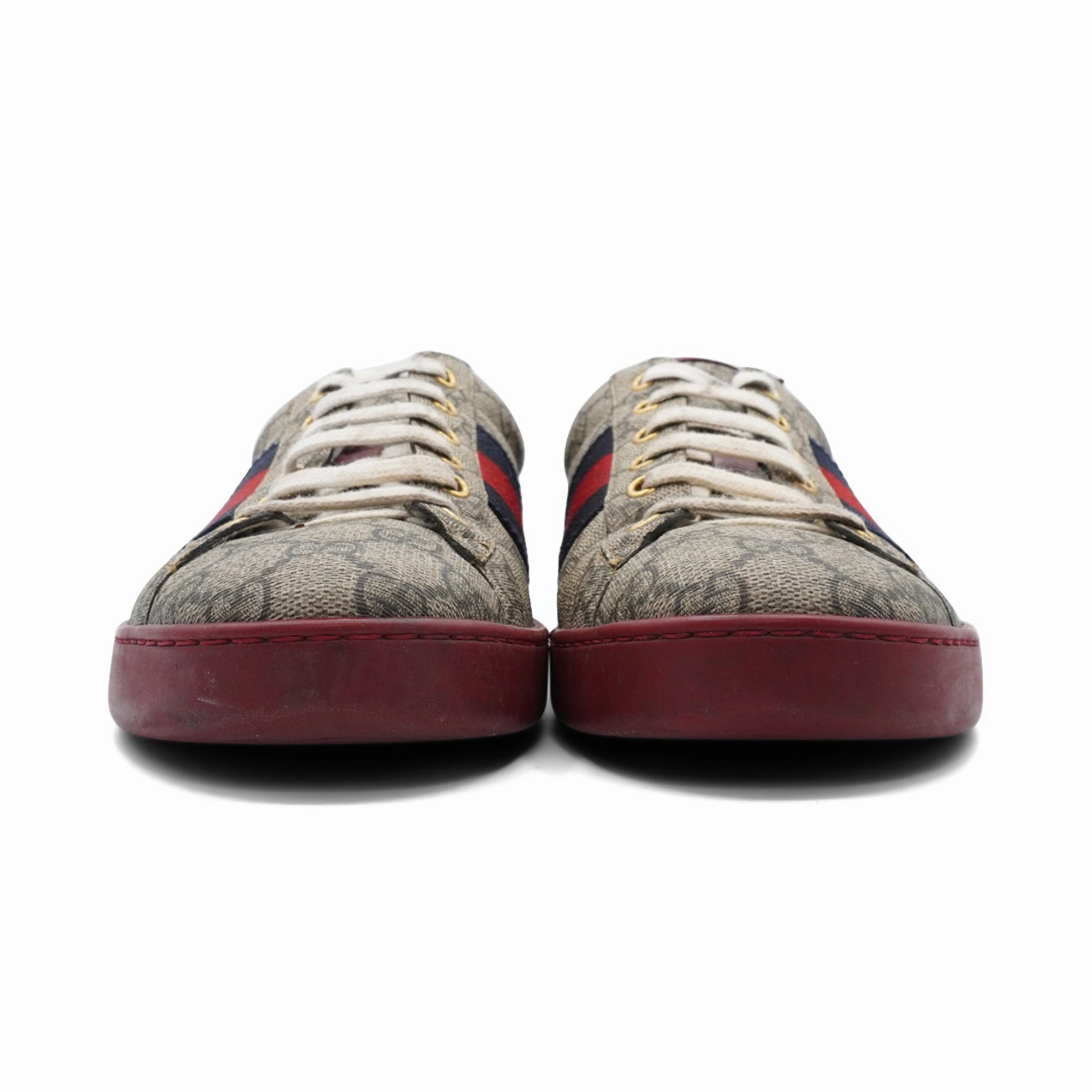 Gucci 'Ace' Sneakers - Men's 8 Business Casual White Shoes