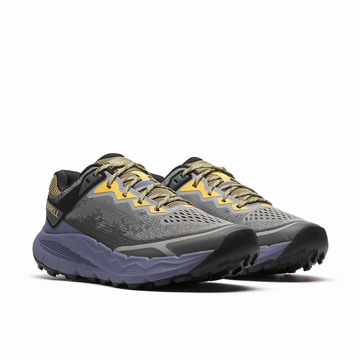 Most Stylish Trail Running Shoes Merrell Men's Nova 4 Trail Running Shoes - Cement