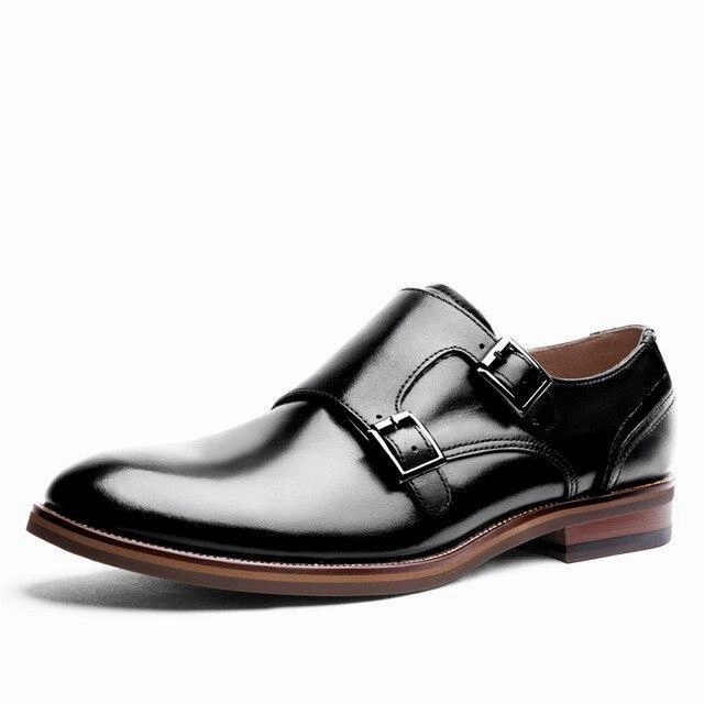 West Louis Casual Genuine Leather Formal Shoes Police Shoes Oxfords