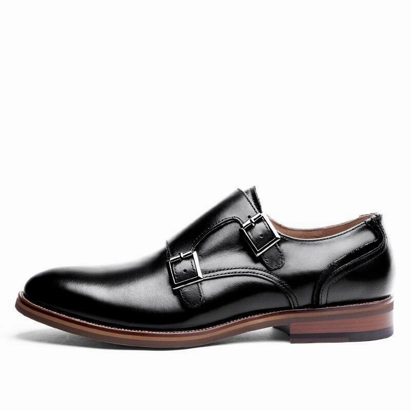 Hi Gloss Oxfords West Louis Casual Genuine Leather Formal Shoes